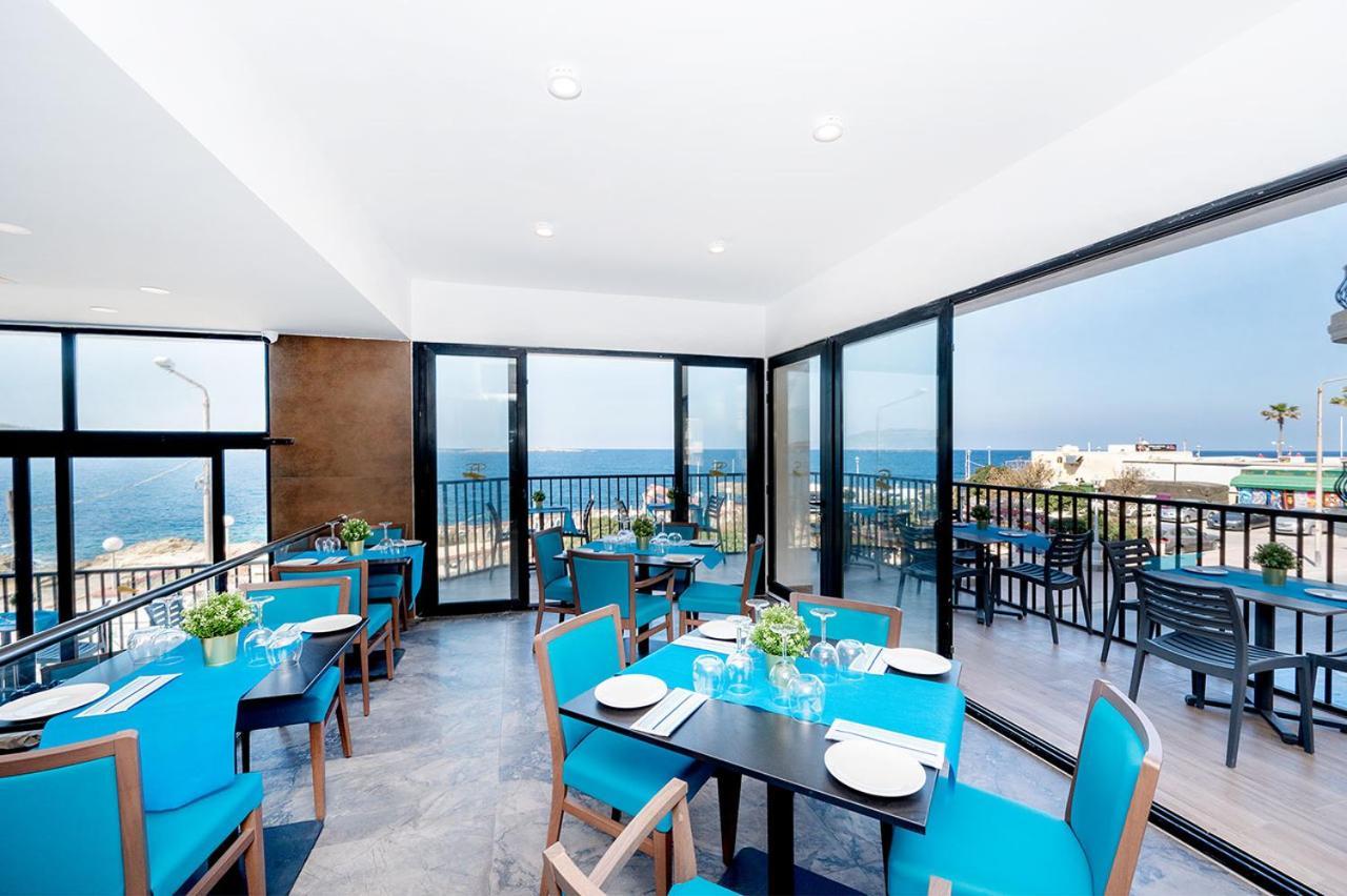 Islet Promenade Seafront Apartment With Large Corner Terrace By Getawaysmalta St. Paul's Bay Exterior photo